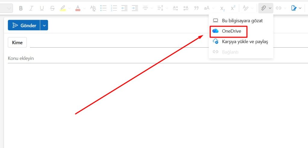 Hotmail ile Büyük Dosya Gönderme