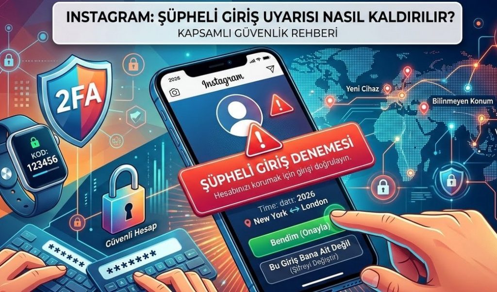 Instagram Şüpheli Giriş Denemesi Uyarısı Nasıl Kaldırılır