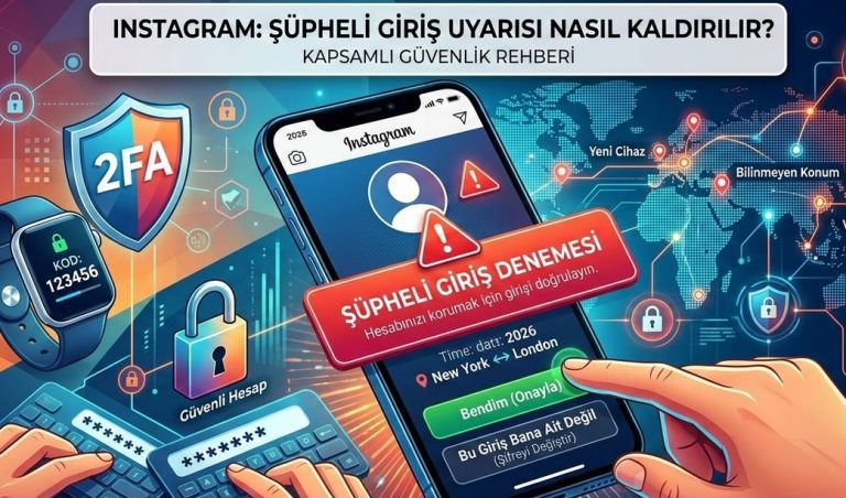 Instagram Şüpheli Giriş Denemesi Uyarısı Nasıl Kaldırılır