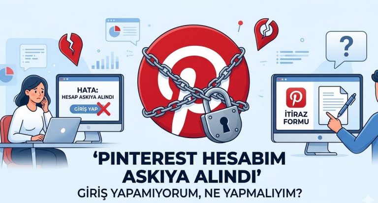 Pinterest Hesabım Askıya Alındı, Nasıl Açılır
