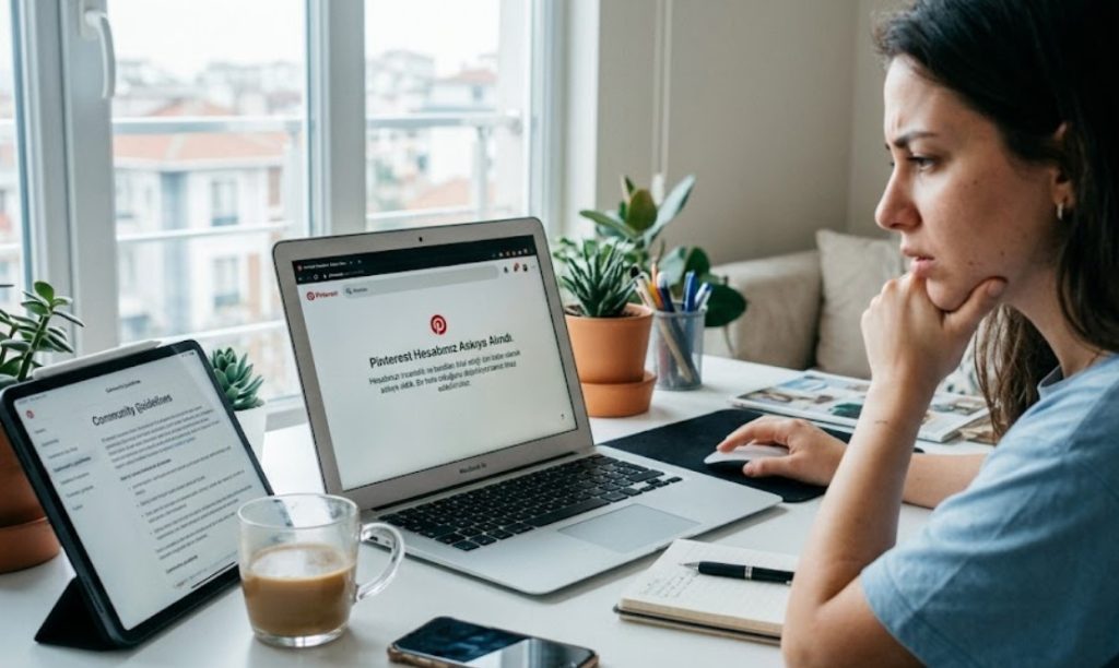 Pinterest hesabı neden askıya alınır?